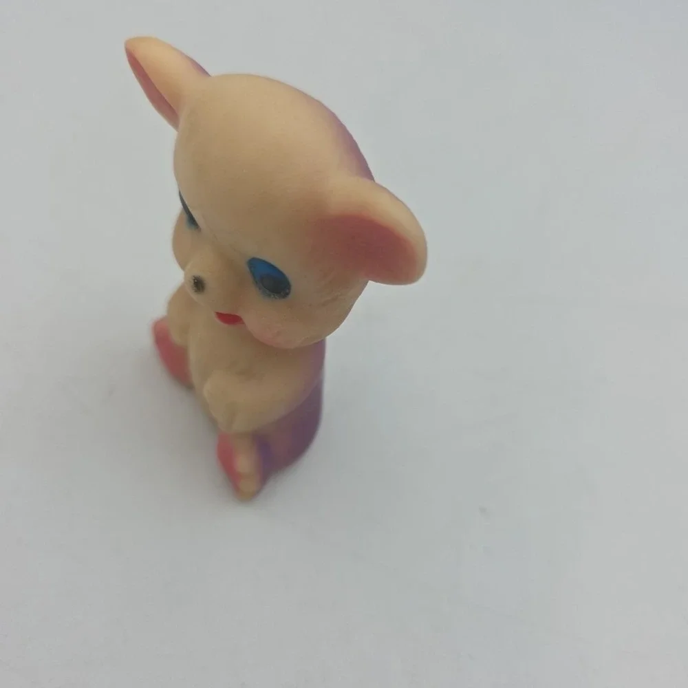VINTAGE RUBBER SQUEAKY BEAR JAPAN SQUEAK TINY 3